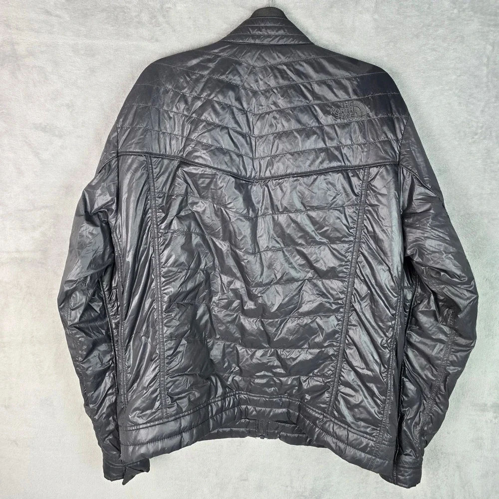 The‎ North Face Mens Black Quilted Insulated Jacket Full Zip T427 T827 Large